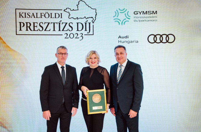 Kisalföldi Presztízs-Díj: az Audi Hungaria „Az év vállalkozása”